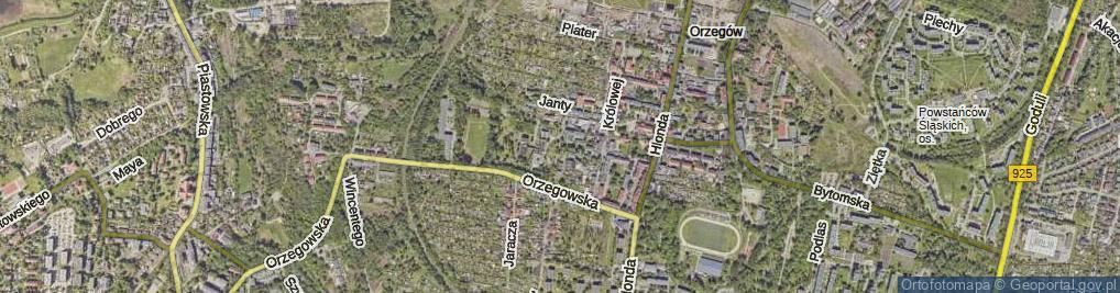 Zdjęcie satelitarne Puszkina Aleksandra ul.